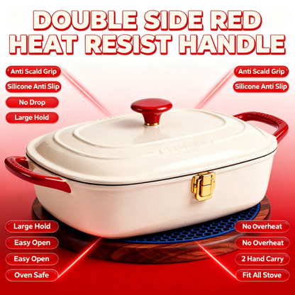 🍲 Enamel Cooking Pot Bringing Slow Cooking, Comfort, and Timeless Kitchen Elegance Into Your Home