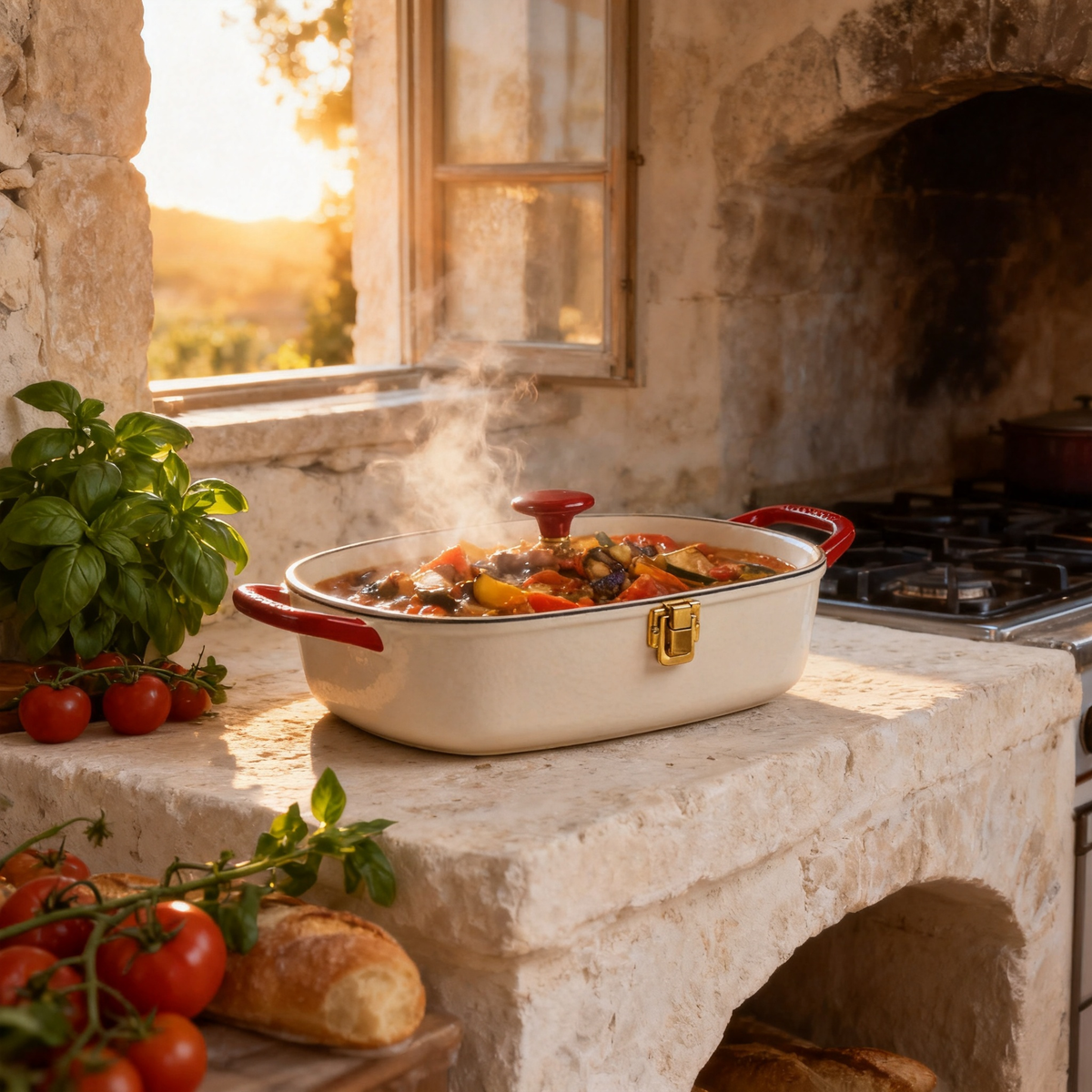 🍲 Enamel Cooking Pot Bringing Slow Cooking, Comfort, and Timeless Kitchen Elegance Into Your Home