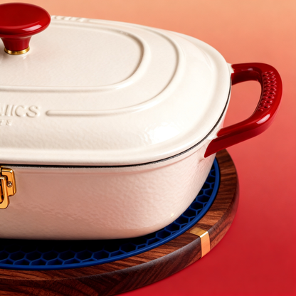 🍲 Enamel Cooking Pot Bringing Slow Cooking, Comfort, and Timeless Kitchen Elegance Into Your Home