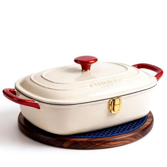 🍲 Enamel Cooking Pot Bringing Slow Cooking, Comfort, and Timeless Kitchen Elegance Into Your Home