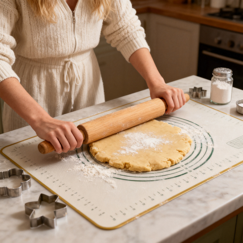 ✨ A Refined Kitchen Essential | Premium Metal-Edge Baking Mat Designed for Stability, Precision & Everyday Culinary Creativity