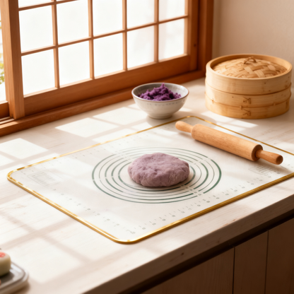 ✨ A Refined Kitchen Essential | Premium Metal-Edge Baking Mat Designed for Stability, Precision & Everyday Culinary Creativity
