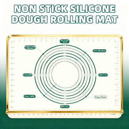 ✨ A Refined Kitchen Essential | Premium Metal-Edge Baking Mat Designed for Stability, Precision & Everyday Culinary Creativity