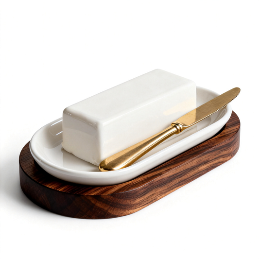 🧈 Elegant Ceramic Butter Keeper | A Refined Dining Essential Designed to Preserve Freshness and Elevate Everyday Breakfast Moments