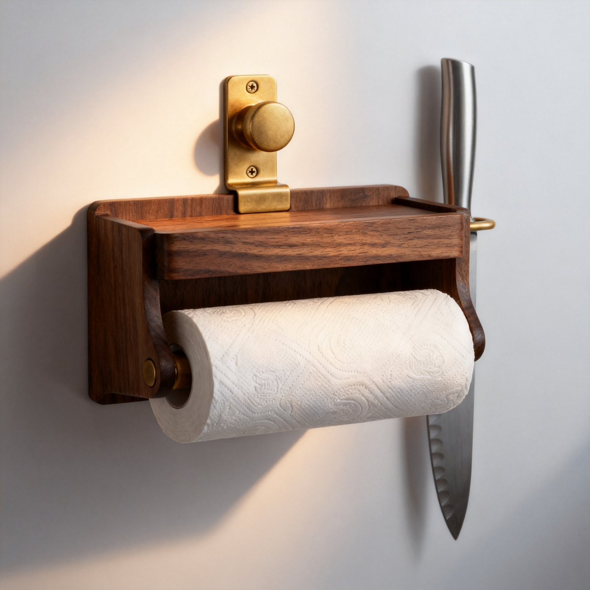 🪵 Natural Wood Kitchen Paper Holder | A Minimal Design Essential Created to Bring Warmth, Organization, and Everyday Elegance Into Modern Spaces