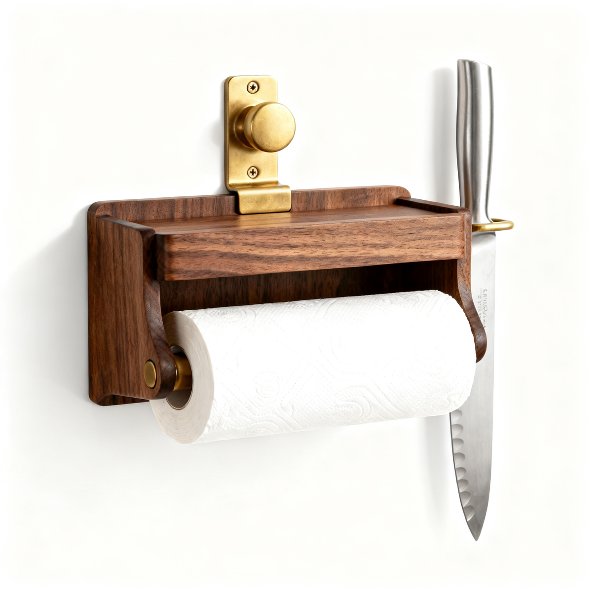 🪵 Natural Wood Kitchen Paper Holder | A Minimal Design Essential Created to Bring Warmth, Organization, and Everyday Elegance Into Modern Spaces