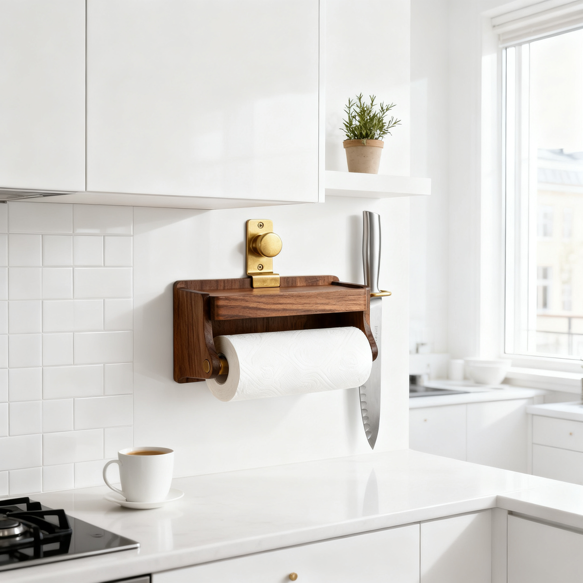 🪵 Natural Wood Kitchen Paper Holder | A Minimal Design Essential Created to Bring Warmth, Organization, and Everyday Elegance Into Modern Spaces