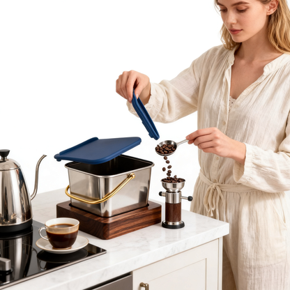 🥣 Premium Stainless Steel Storage Container | A Minimal Kitchen Essential Designed for Cleaner Organization and Everyday Freshness
