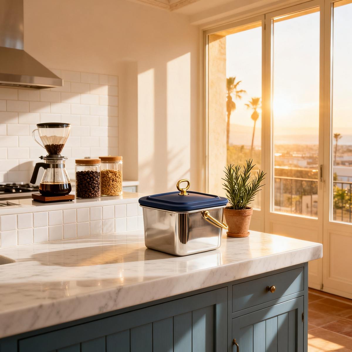 🥣 Premium Stainless Steel Storage Container | A Minimal Kitchen Essential Designed for Cleaner Organization and Everyday Freshness