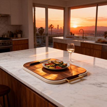🍃 Natural Wooden Serving Tray | A Timeless Kitchen Accent Designed to Bring Organic Beauty, Functionality, and Warm Dining Moments Into Your Home