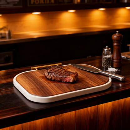 🍃 Natural Wooden Serving Tray | A Timeless Kitchen Accent Designed to Bring Organic Beauty, Functionality, and Warm Dining Moments Into Your Home