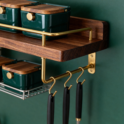 🪵Wooden Kitchen Wall Organizer | Transform Empty Wall Space Into a Functional and Beautiful Kitchen Display