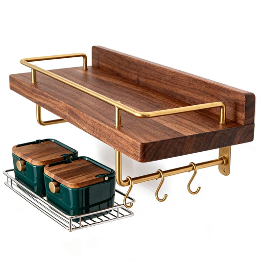🪵Wooden Kitchen Wall Organizer | Transform Empty Wall Space Into a Functional and Beautiful Kitchen Display