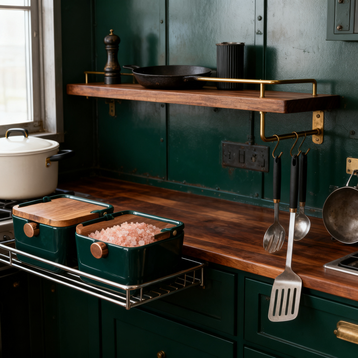 🪵Wooden Kitchen Wall Organizer | Transform Empty Wall Space Into a Functional and Beautiful Kitchen Display