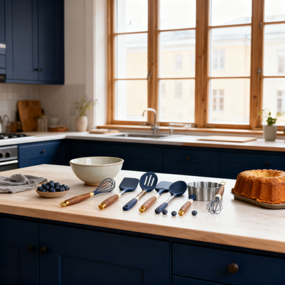 🥄 Wooden Handle Kitchen Utensil Set Bringing Comfort, Craftsmanship, and Everyday Cooking Confidence Into Your Kitchen