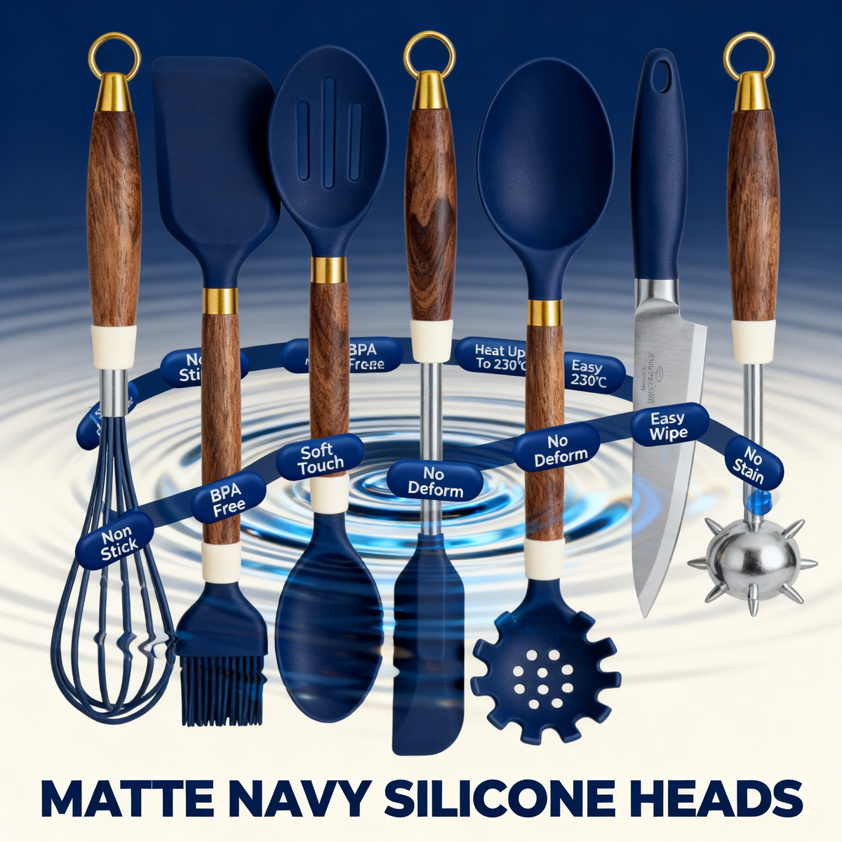 🥄 Wooden Handle Kitchen Utensil Set Bringing Comfort, Craftsmanship, and Everyday Cooking Confidence Into Your Kitchen