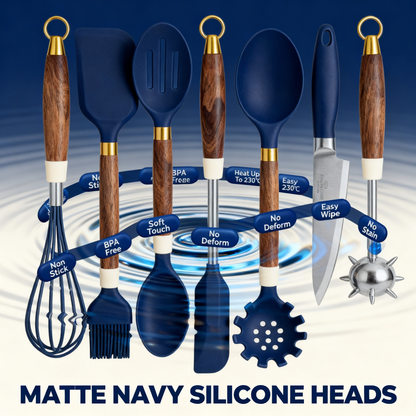 🥄 Wooden Handle Kitchen Utensil Set Bringing Comfort, Craftsmanship, and Everyday Cooking Confidence Into Your Kitchen