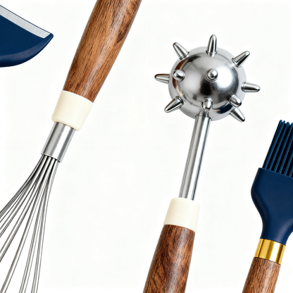 🥄 Wooden Handle Kitchen Utensil Set Bringing Comfort, Craftsmanship, and Everyday Cooking Confidence Into Your Kitchen