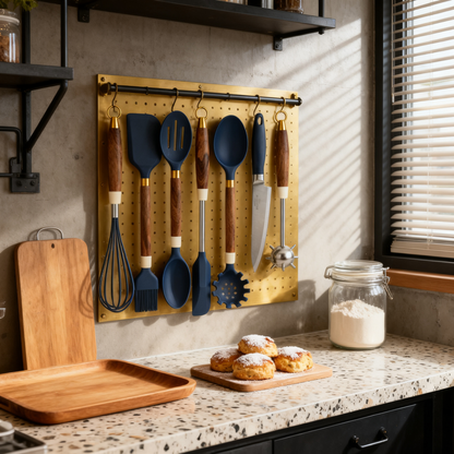🥄 Wooden Handle Kitchen Utensil Set Bringing Comfort, Craftsmanship, and Everyday Cooking Confidence Into Your Kitchen