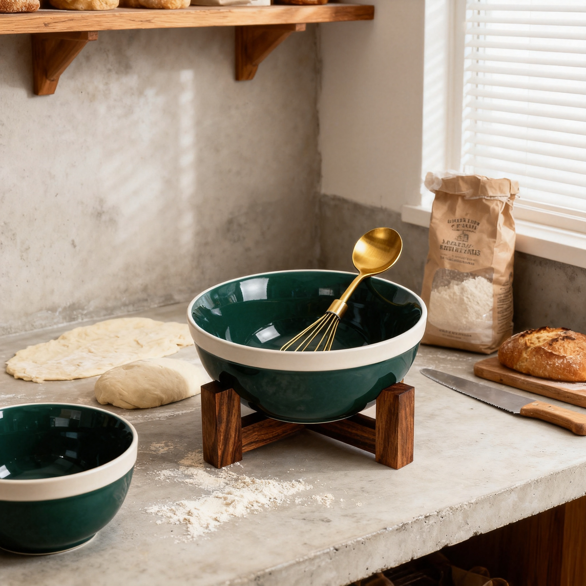 🥗 Natural Wood Grain Salad Bowl Set Bringing Freshness, Natural Beauty, and Everyday Wellness to Your Dining Experience