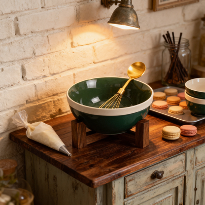 🥗 Natural Wood Grain Salad Bowl Set Bringing Freshness, Natural Beauty, and Everyday Wellness to Your Dining Experience