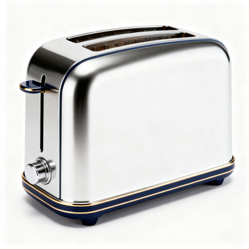 🥪Vintage Gold Dual Wide Slot Multi-Function Toaster | Mirror Polished Stainless Steel Precise Browning Control Breakfast Toaster