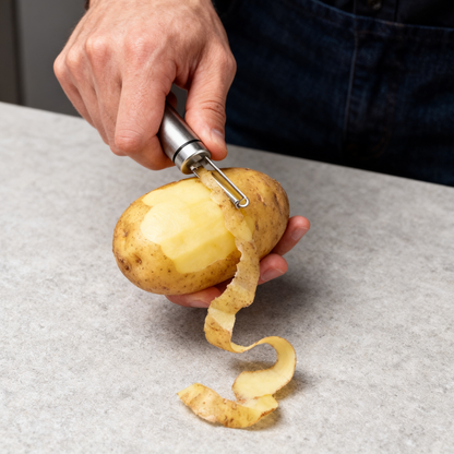 🛠 Stainless Steel Y-Shaped Serrated Peeler｜Anti-Slip Long Handle Fruit & Vegetable Peeling Knife Multi-Purpose Kitchen Peeling Tool