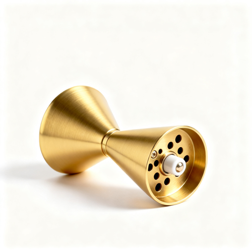 ✨ Brushed Gold Conical Manual Spice Grinder｜Adjustable Ceramic Grinding Core Pepper & Sea Salt Mill Luxury Table Seasoning Tool